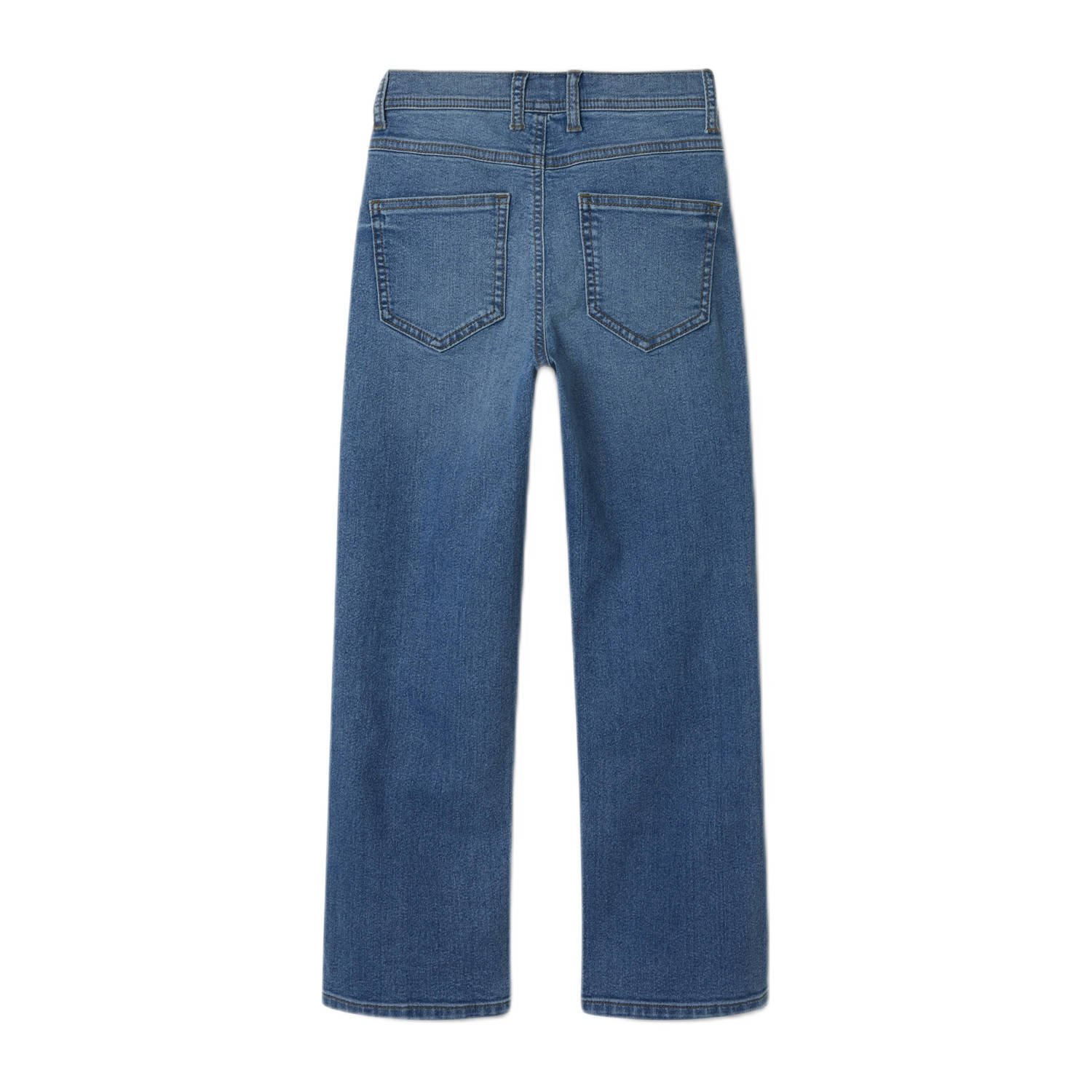 NAME IT KIDS straight leg jeans medium blue denim