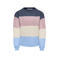 KIDS ONLY trui gebreid blauw/roze/ecru