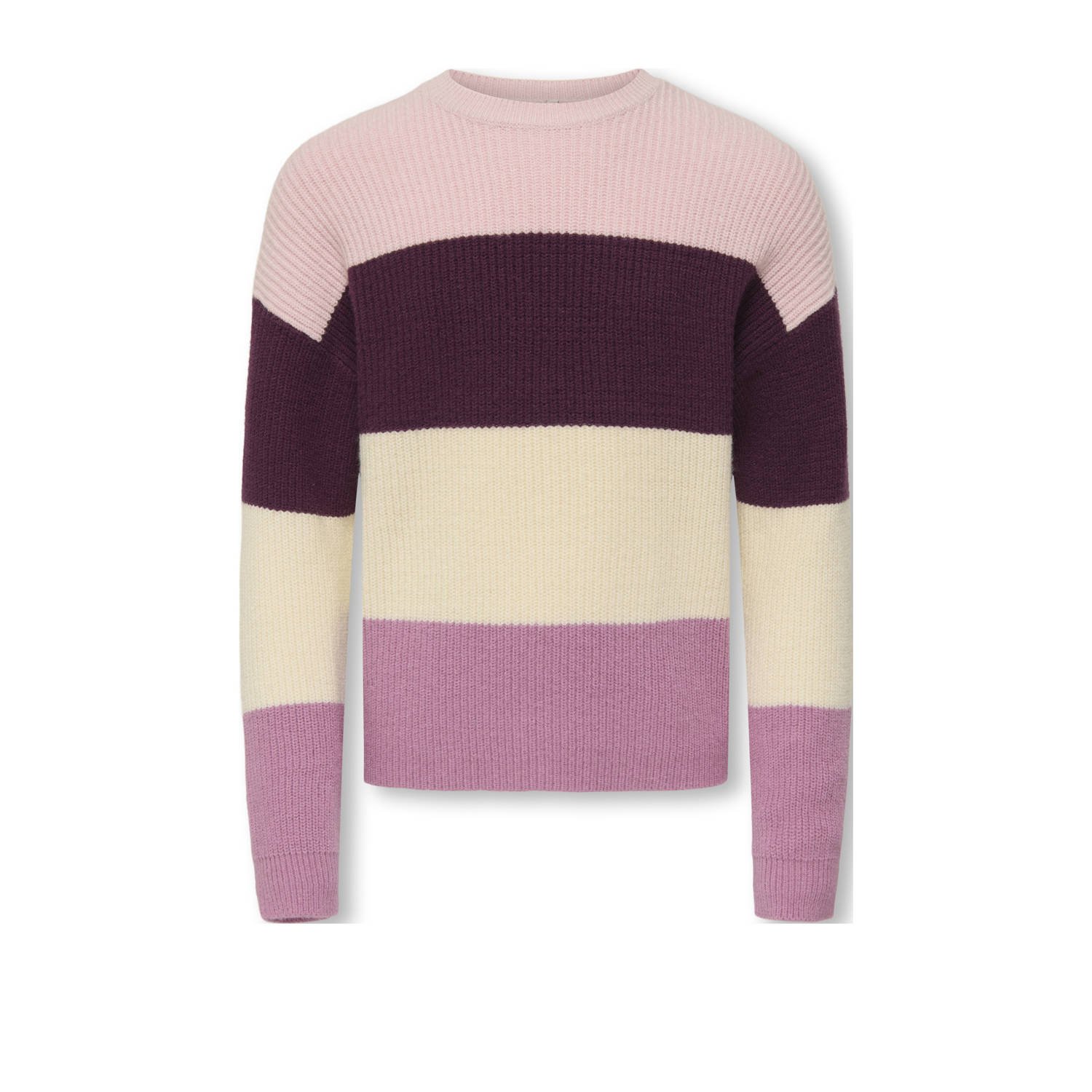 Only Regular fit gebreide pullover van viscosemix model 'SANDY'