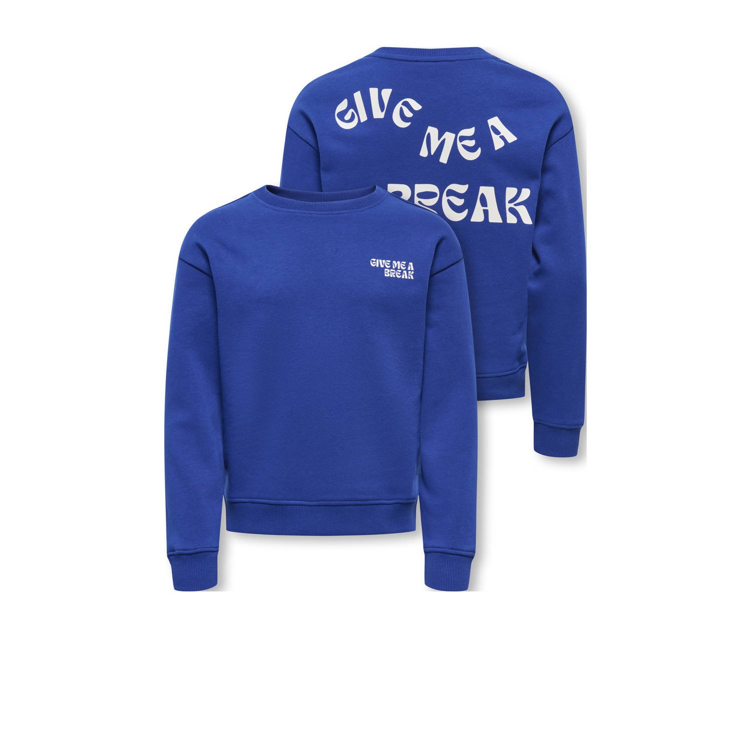 ONLY KIDS GIRL sweater blauw