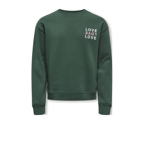 KIDS ONLY GIRL sweater groen afbeelding