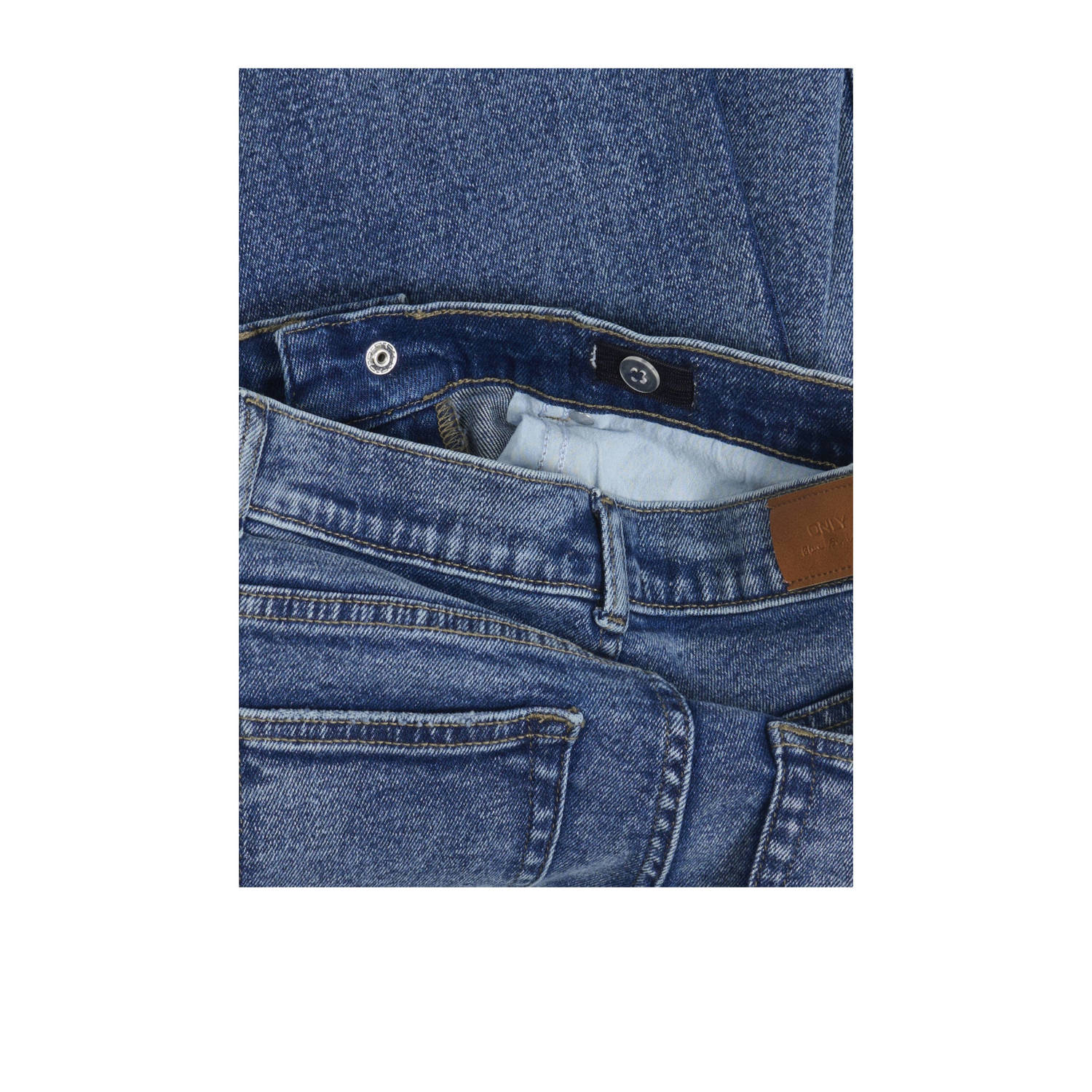 ONLY KIDS GIRL wide leg jeans medium blue denim