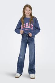 thumbnail: KIDS ONLY GIRL wide leg jeans medium blue denim