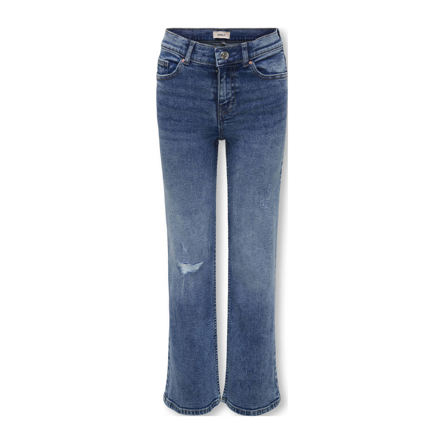 ONLY KIDS GIRL wide leg jeans medium blue denim