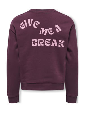 sweater donkerrood