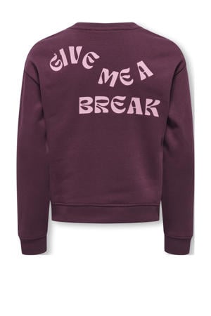 sweater donkerrood
