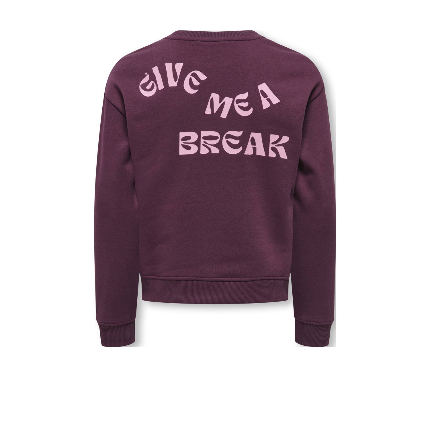 ONLY KIDS GIRL sweater donkerrood