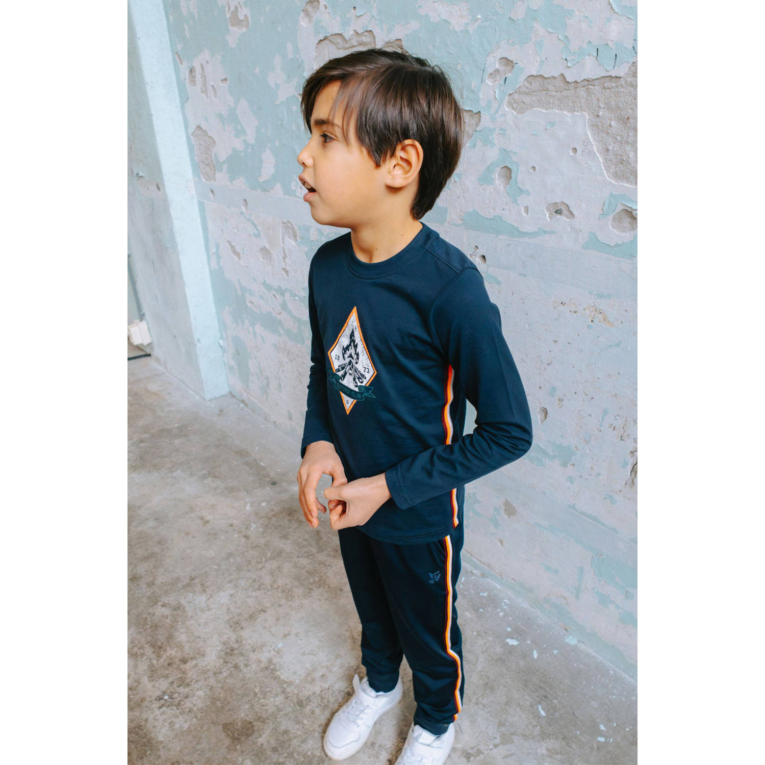 TYGO & vito regular sweatpant donkerblauw