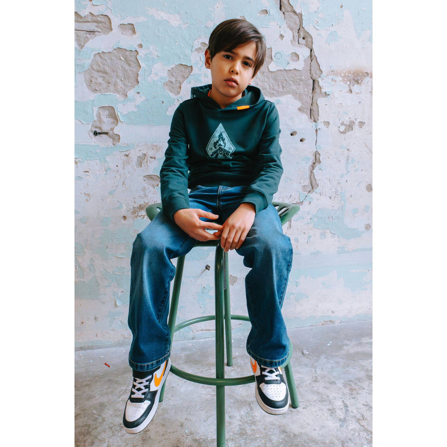 TYGO & vito hoodie donkergroen