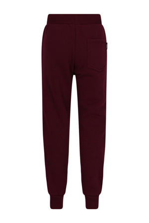 regular sweatpants donkerrood