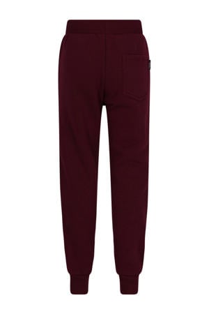 regular sweatpants donkerrood
