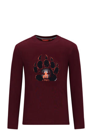 longsleeve donkerrood