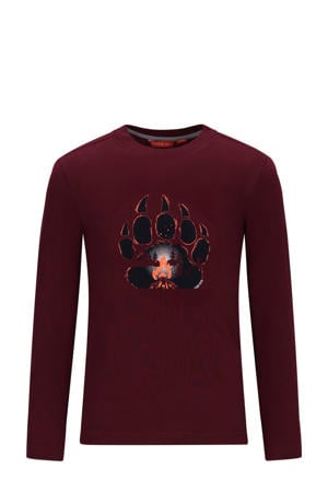 longsleeve donkerrood