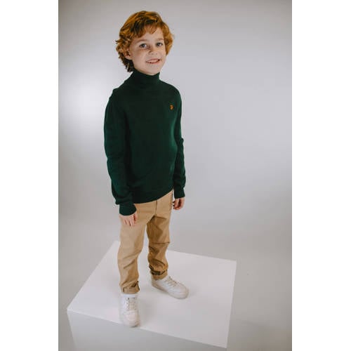 TYGO & vito denim regular casual broek zand afbeelding