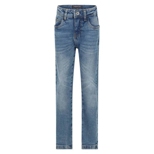 TYGO & vito regular waist regular fit jeans medium blue denim afbeelding