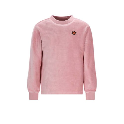 TYGO & vito fluwelen blousetop roze afbeelding