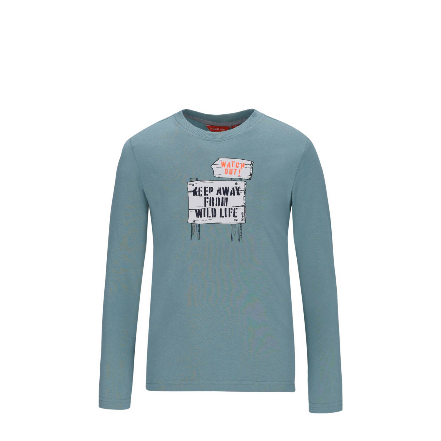 TYGO & vito longsleeve lichtblauw