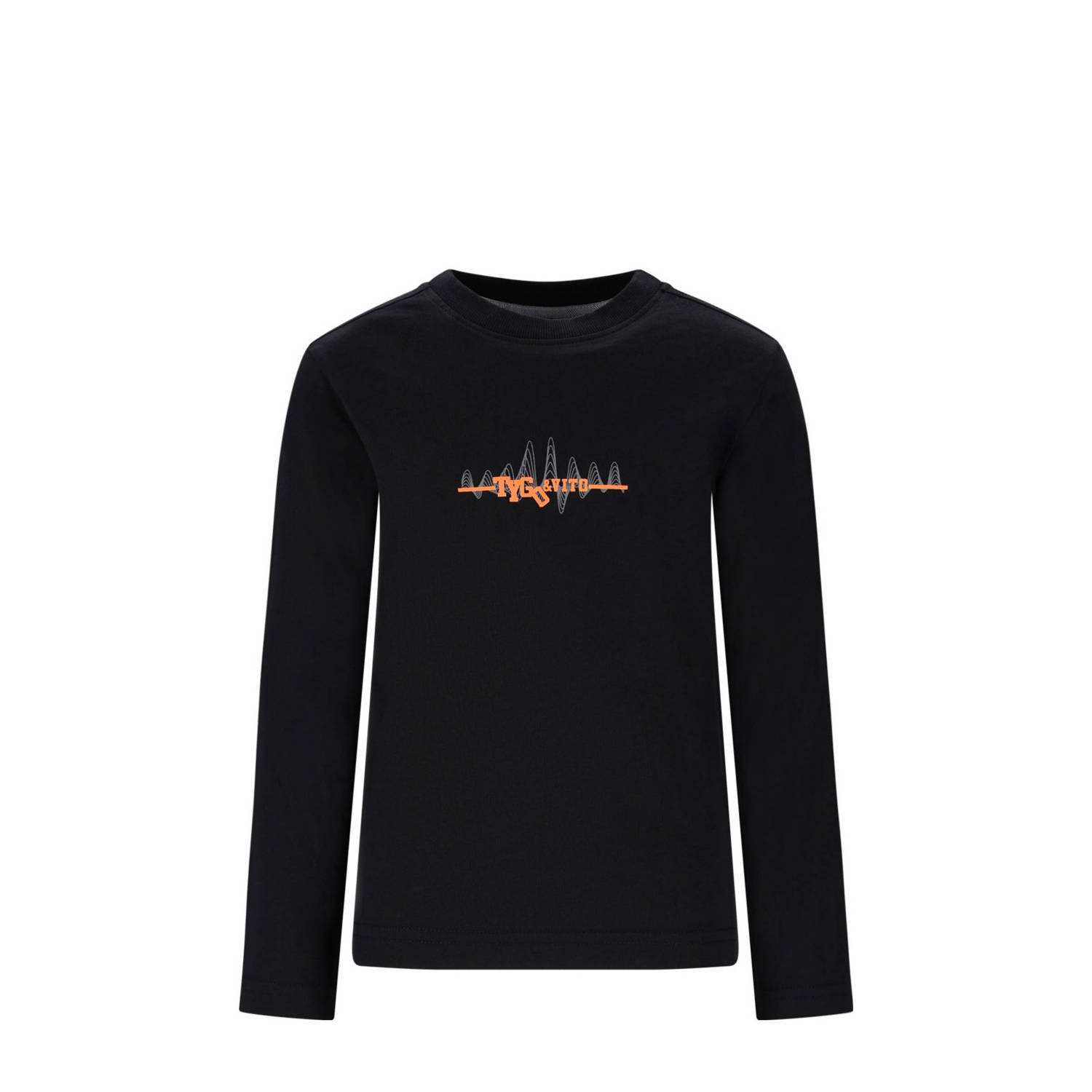 TYGO & vito longsleeve zwart