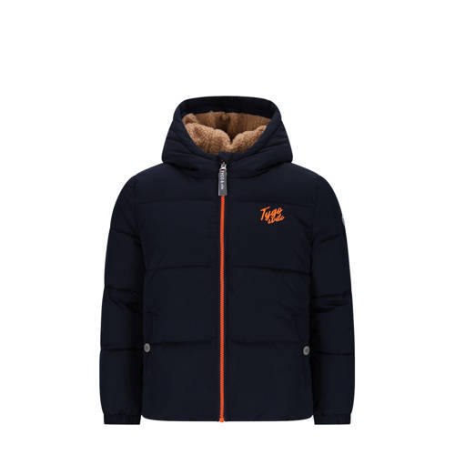 TYGO & vito gewatteerde jas donkerblauw afbeelding