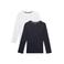 Tommy Hilfiger longsleeve - donkerblauw/wit (set van 2)