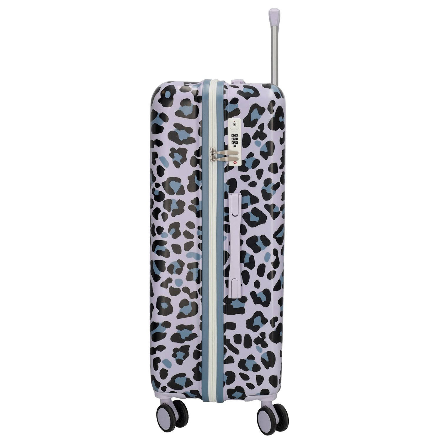 Zebra Trends trolley Animal 78 cm. met panterprint lila