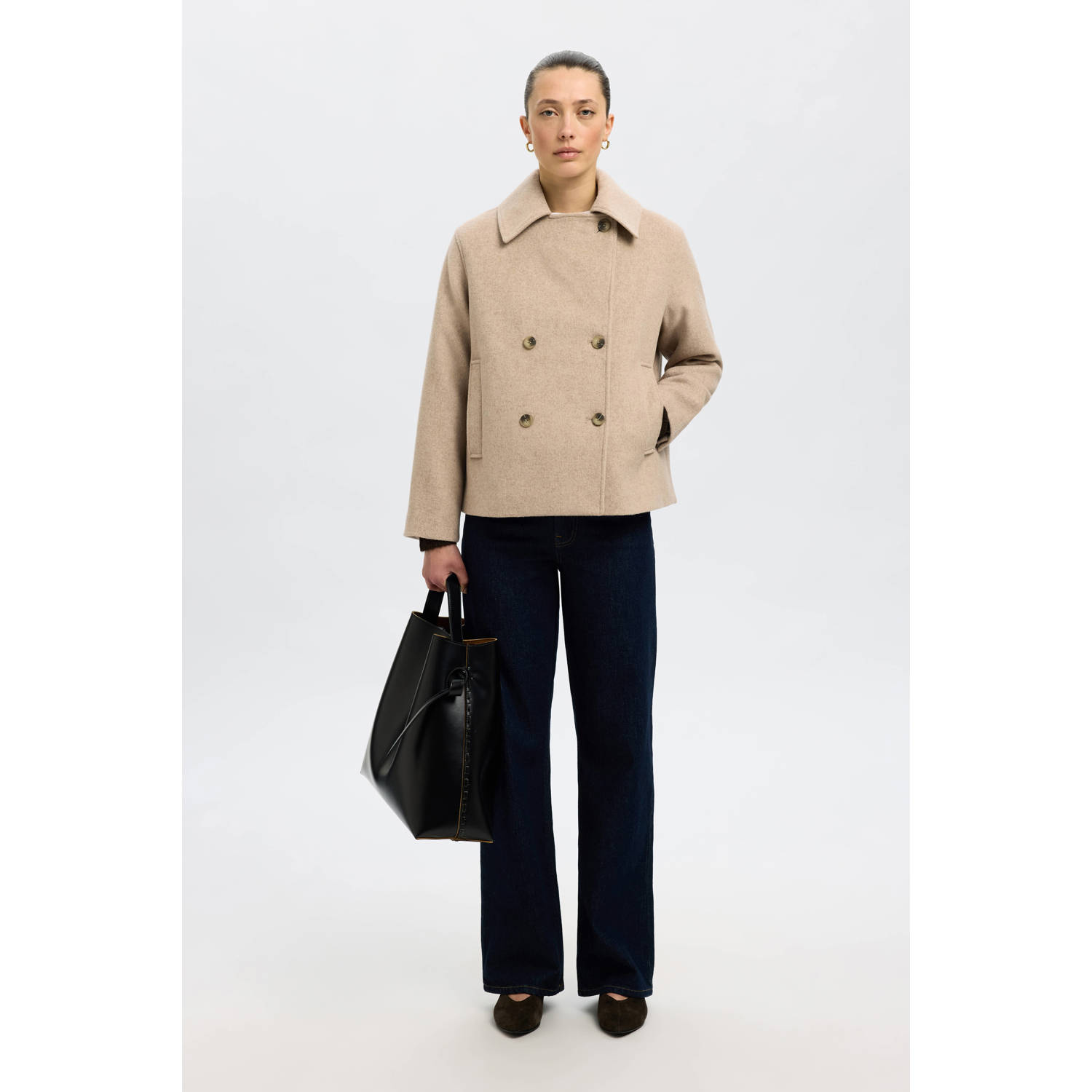 SELECTED FEMME manteljas beige