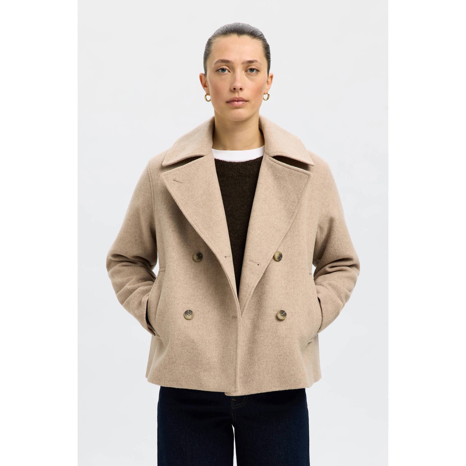 SELECTED FEMME manteljas beige
