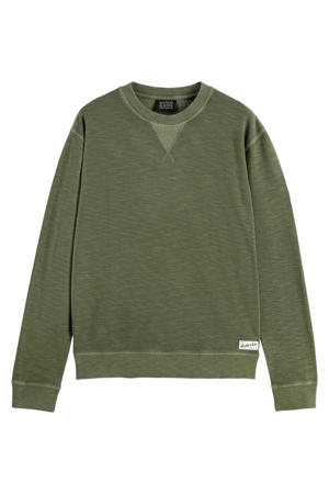 sweater met textuur groen