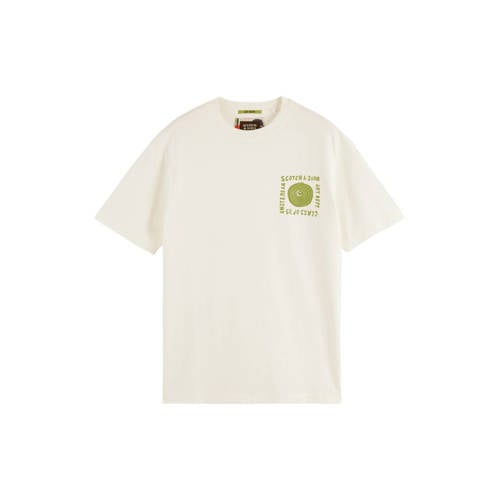 Scotch & Soda T-shirt ecru afbeelding