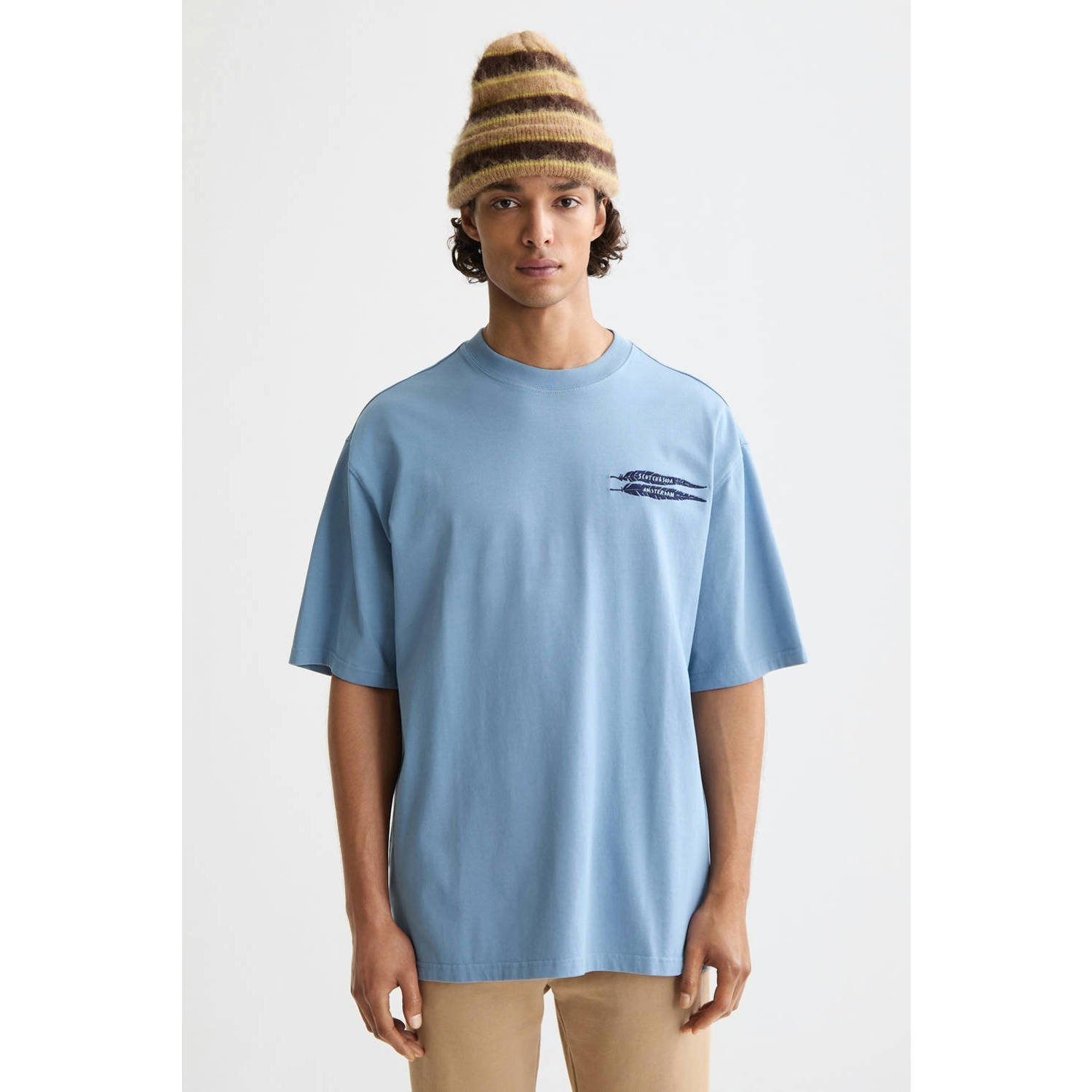Scotch & Soda T-shirt blauw