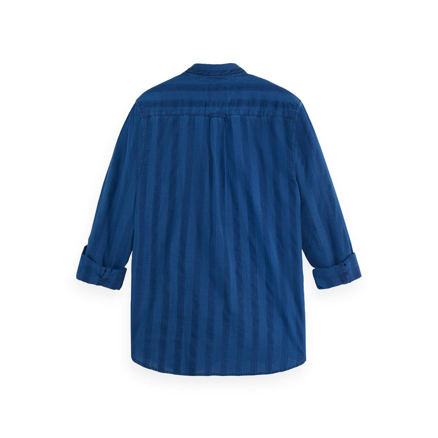 Scotch & Soda casual overhemd donkerblauw