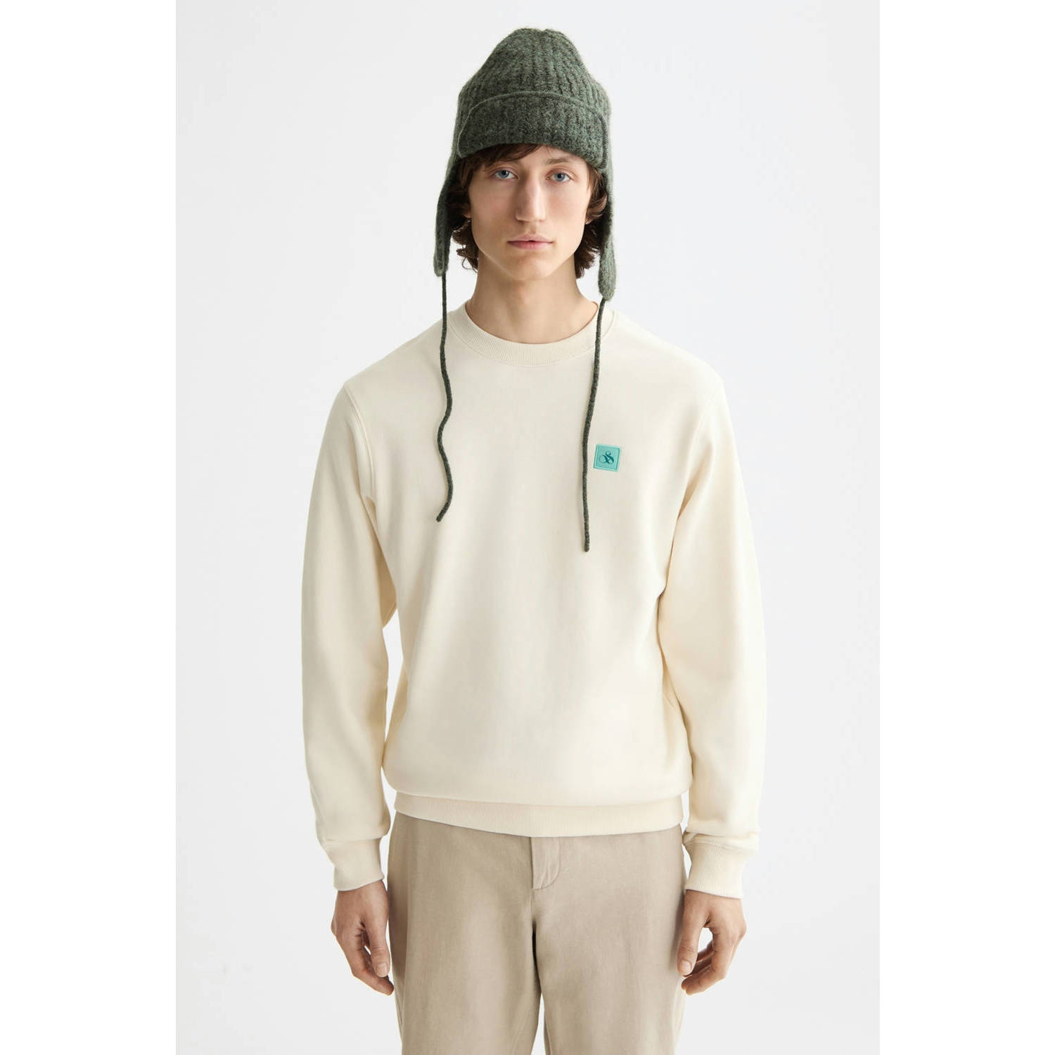 Scotch & Soda Sweatshirt met labeldetail