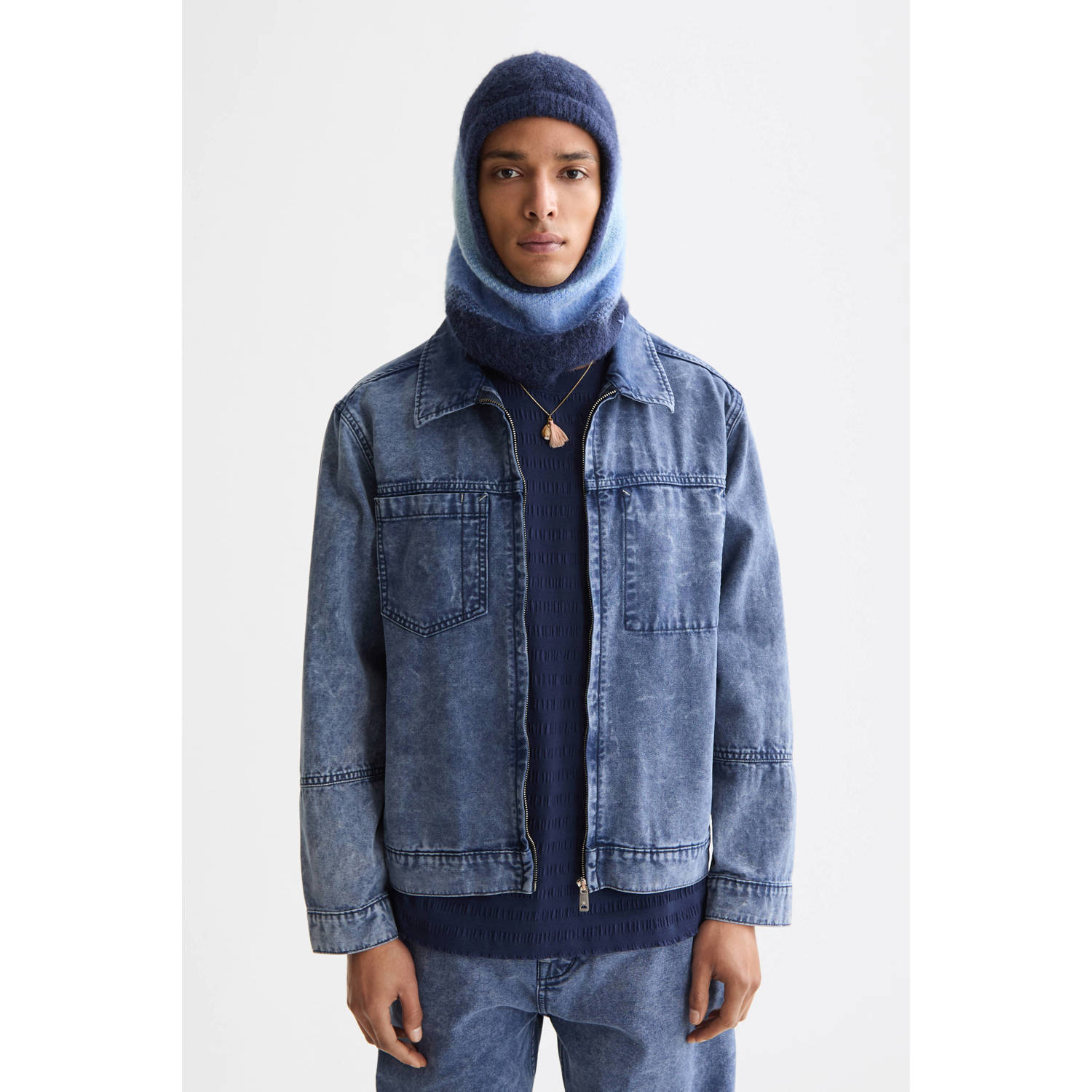 Scotch & Soda denim spijkerjas blauw