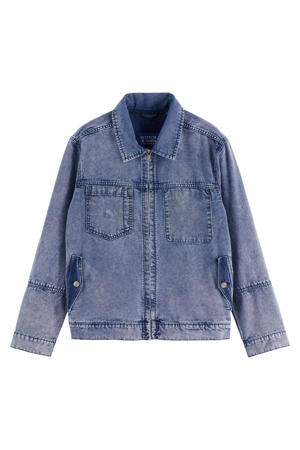 denim spijkerjas blauw