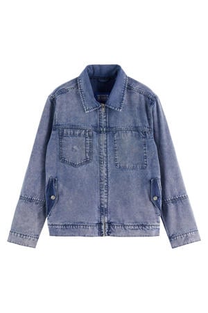 denim spijkerjas blauw