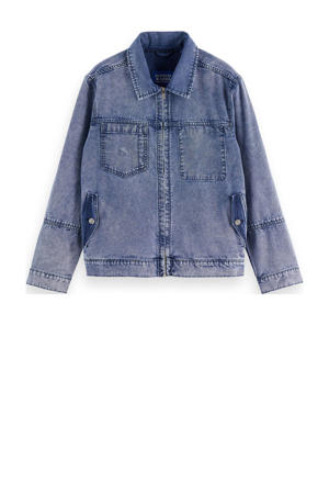 denim spijkerjas blauw