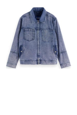 denim spijkerjas blauw