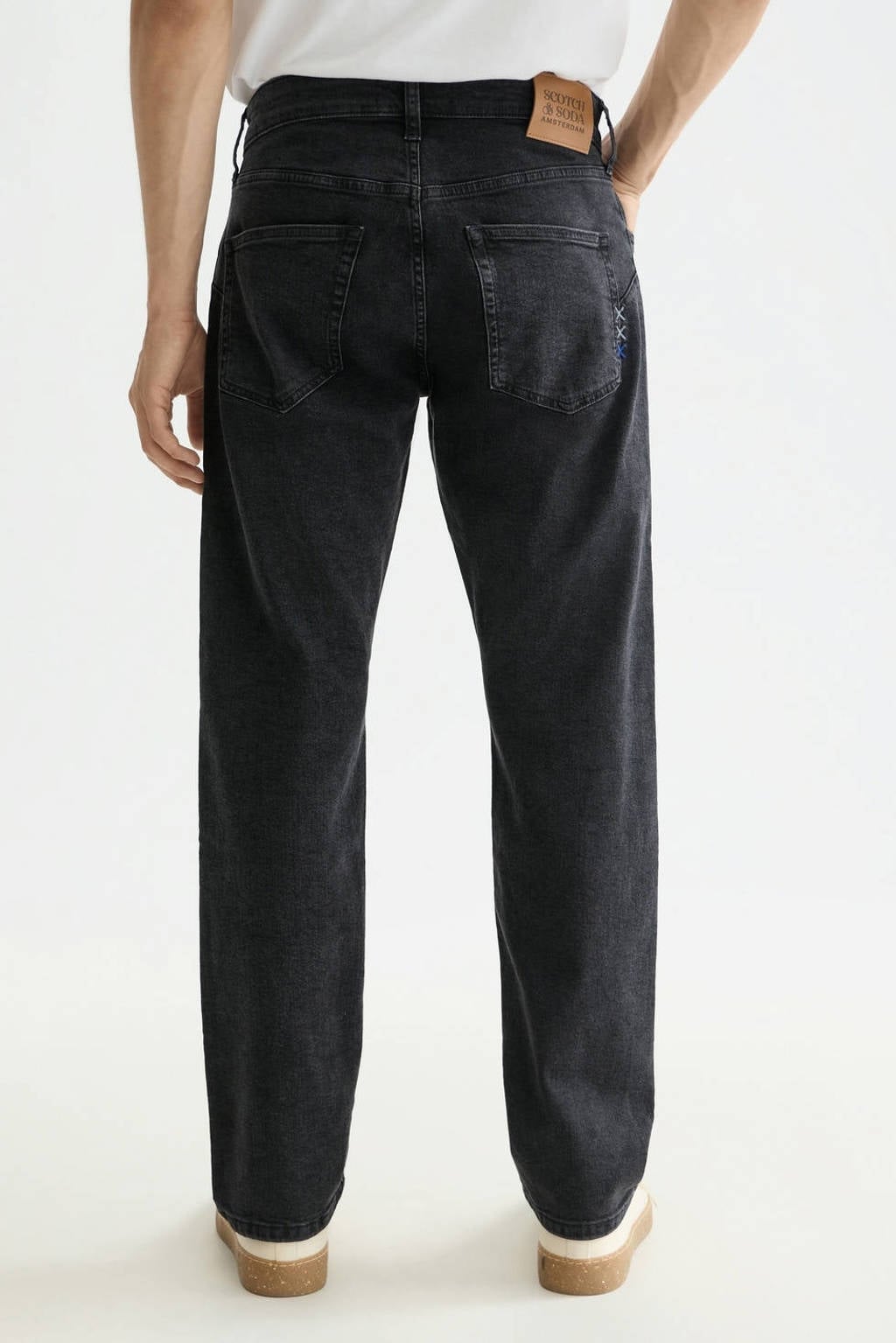 Scotch & Soda straight leg jeans The Zee blue story | wehkamp