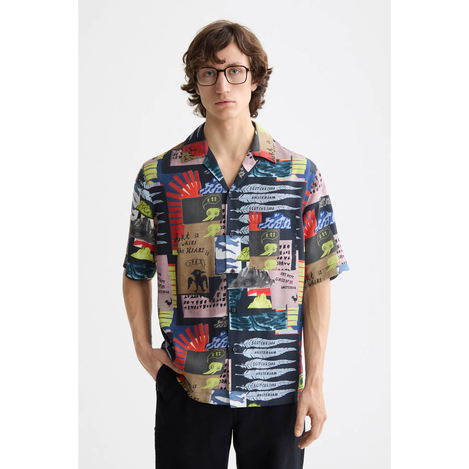 Scotch & Soda Vrijetijdsoverhemd met knoopsluiting