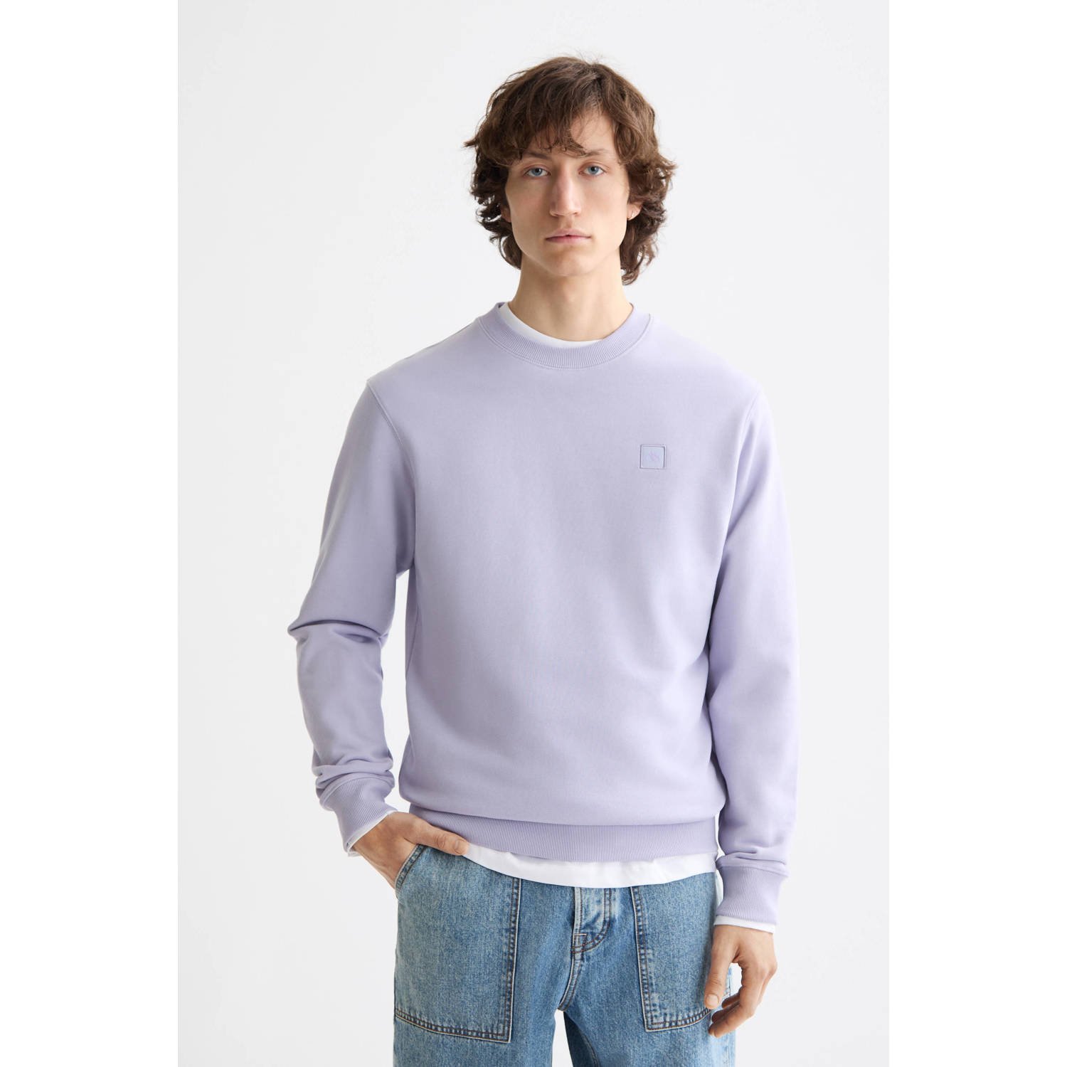 Scotch & Soda Sweatshirt met labeldetail