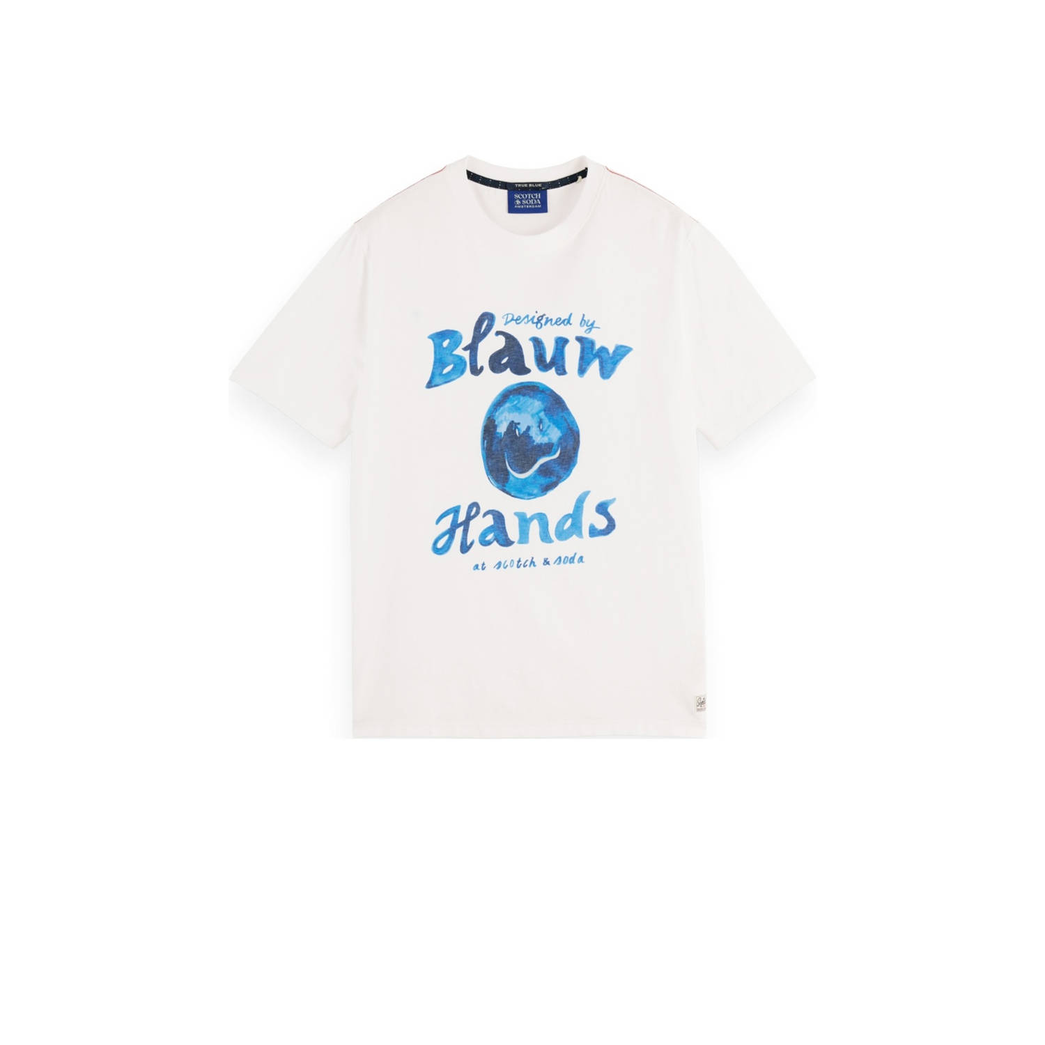 Scotch & Soda Denim Artwork Shirt Heren