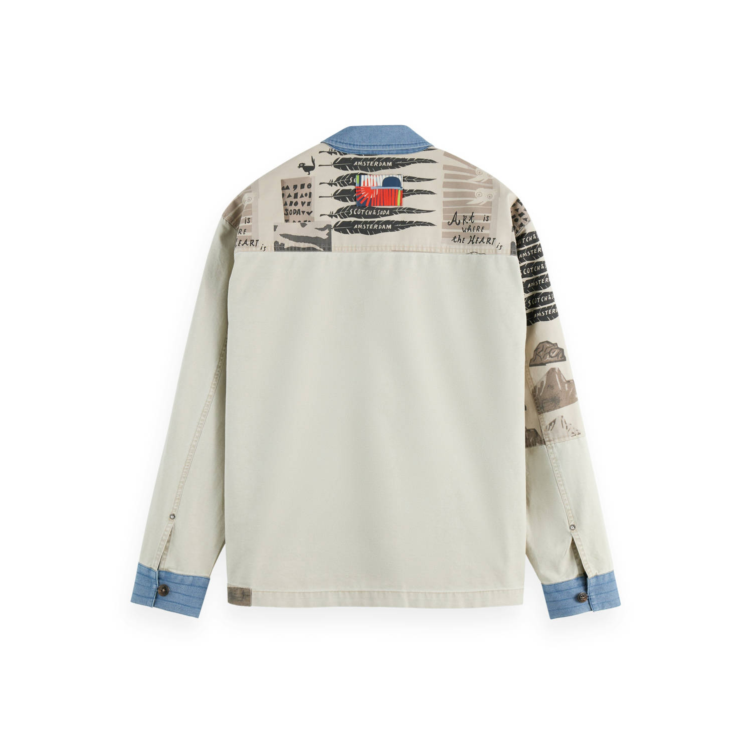 Scotch & Soda overshirt beige