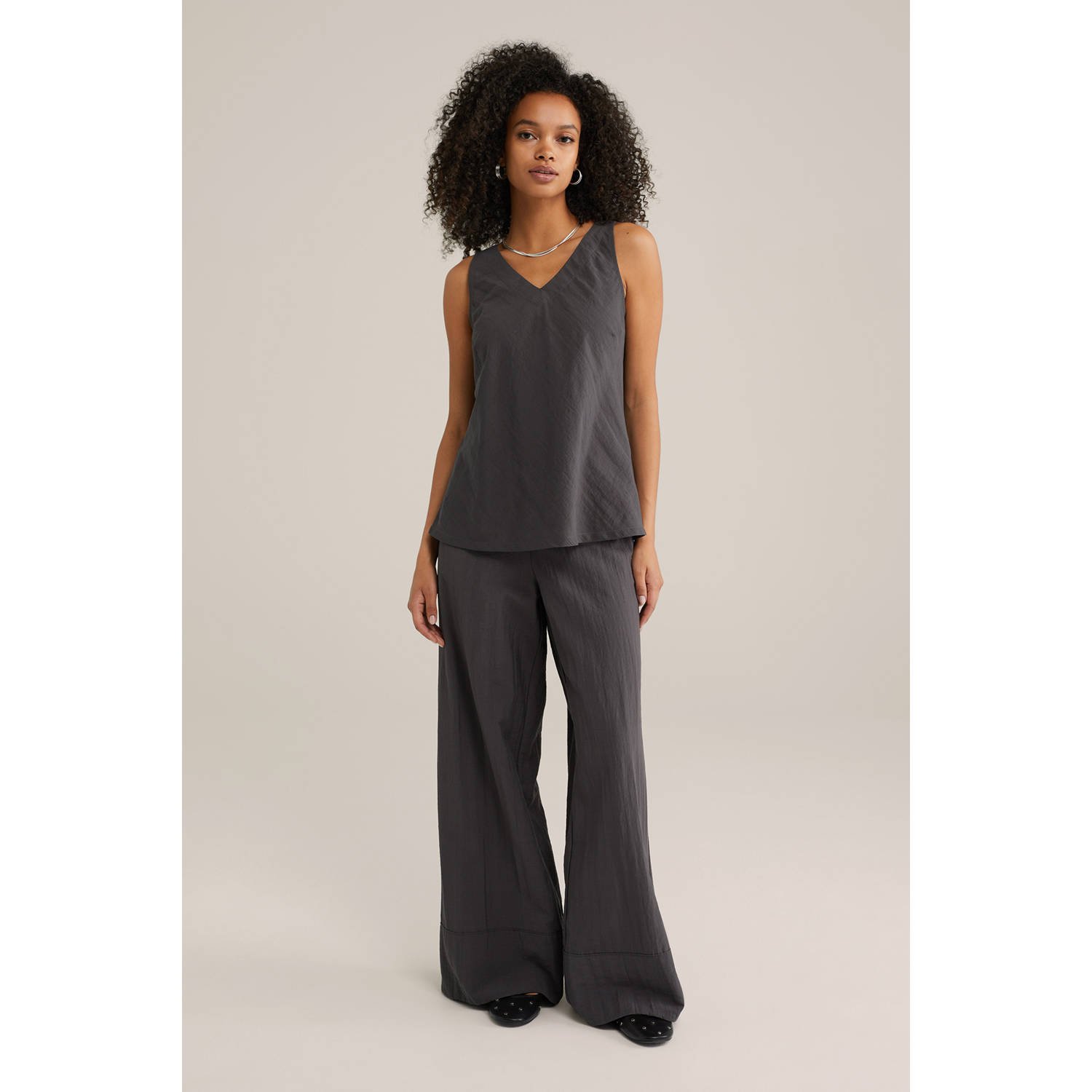 WE Fashion top antraciet