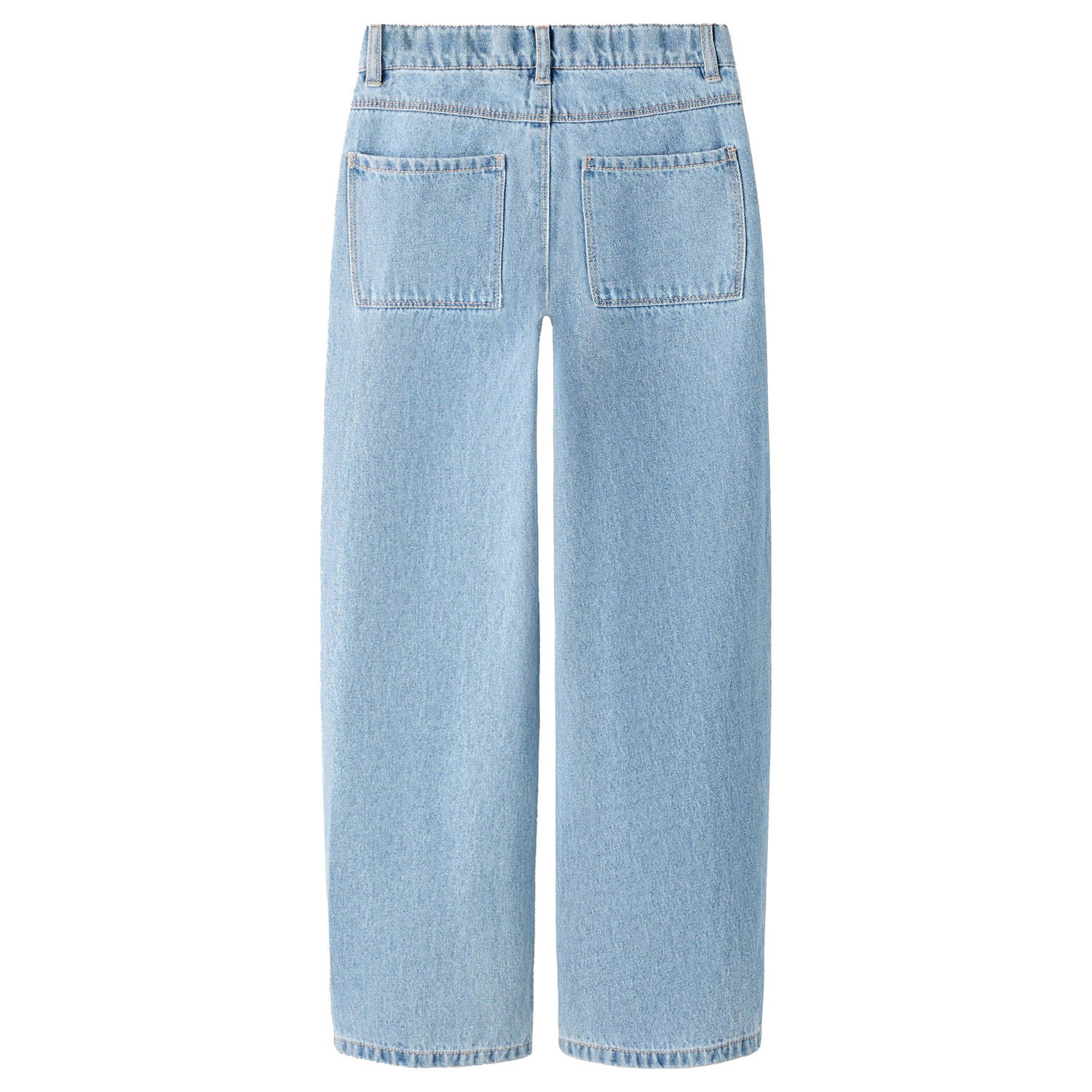 NAME IT KIDS wide leg jeans light blue denim