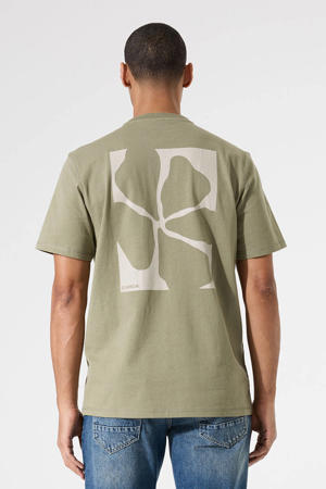 relaxed T-shirt groen