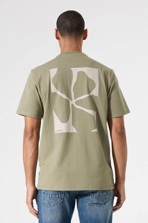 relaxed T-shirt groen