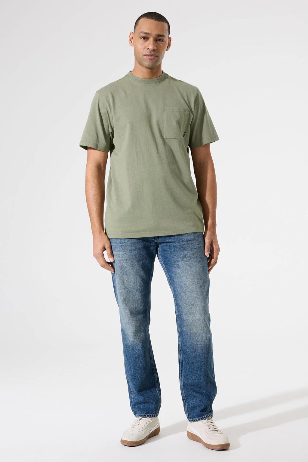 Garcia relaxed T-shirt groen