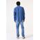 Garcia regular casual overhemd blauw