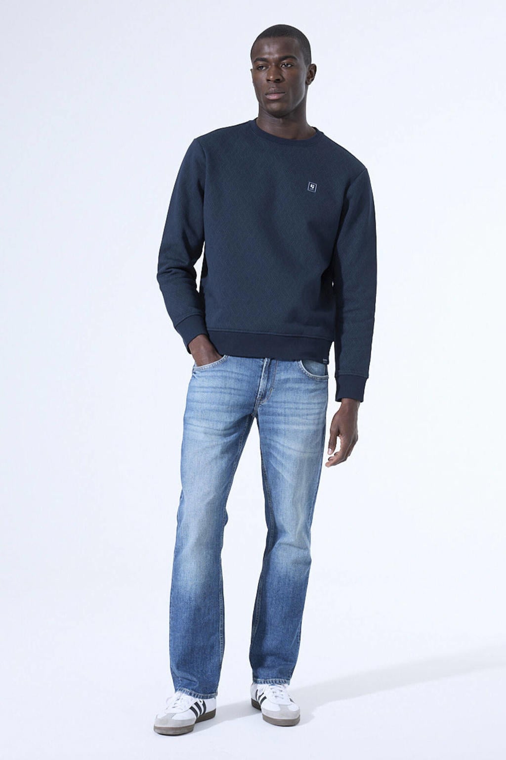 Garcia sweater donkerblauw