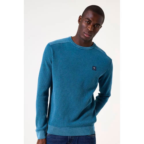 Garcia gebreide trui blauw afbeelding